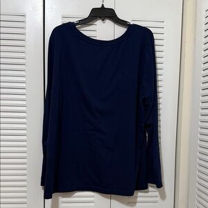 Healing Hands Blue long sleeve Under-scrub Women's Tee